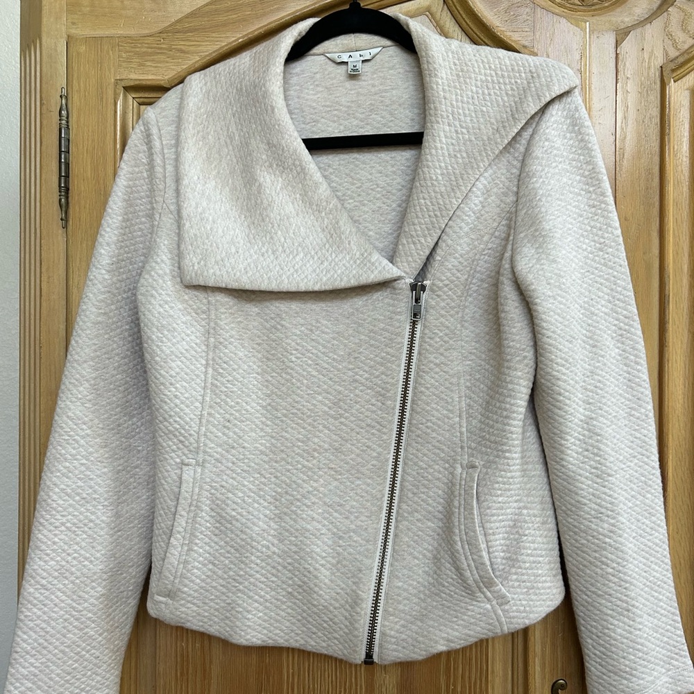 CABI Size M Off White Jacket